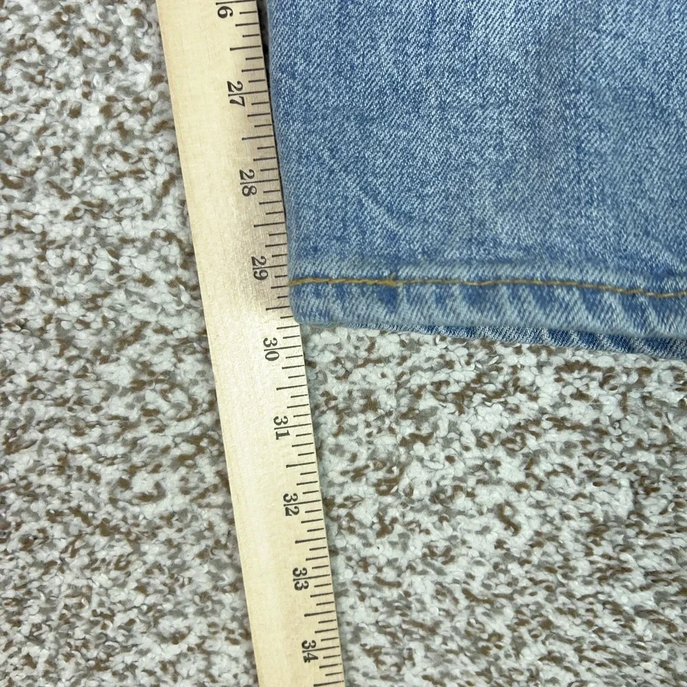 Levis 512 Jeans Mens 32x30 Blue Slim Taper Stretch Denim Light Wash Casual Basic